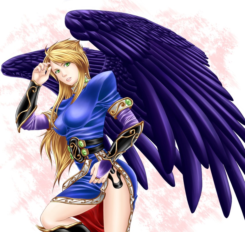nina (breath of fire and 1 more) drawn by chico&aoi