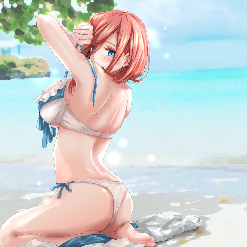 nakano miku (go-toubun no hanayome) drawn by io_(38964870)
