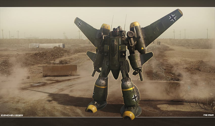 herr blitzkrieg (original and 1 more) drawn by encho_enchev