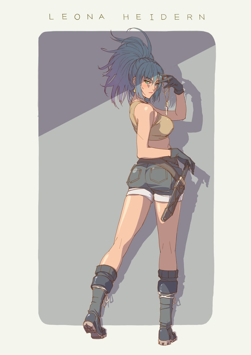 leona heidern (the king of fighters and 1 more) drawn by minisky01