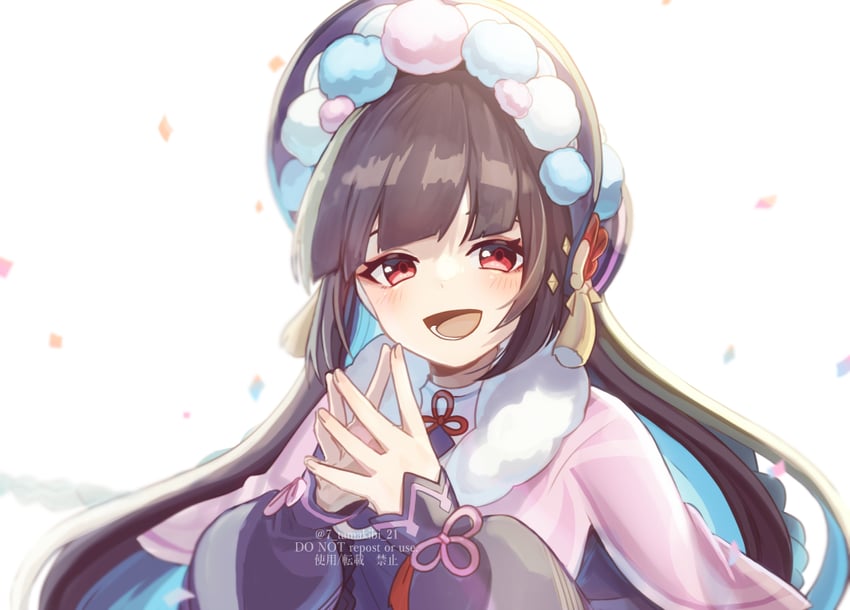 yun jin (genshin impact) drawn by corn_kuten