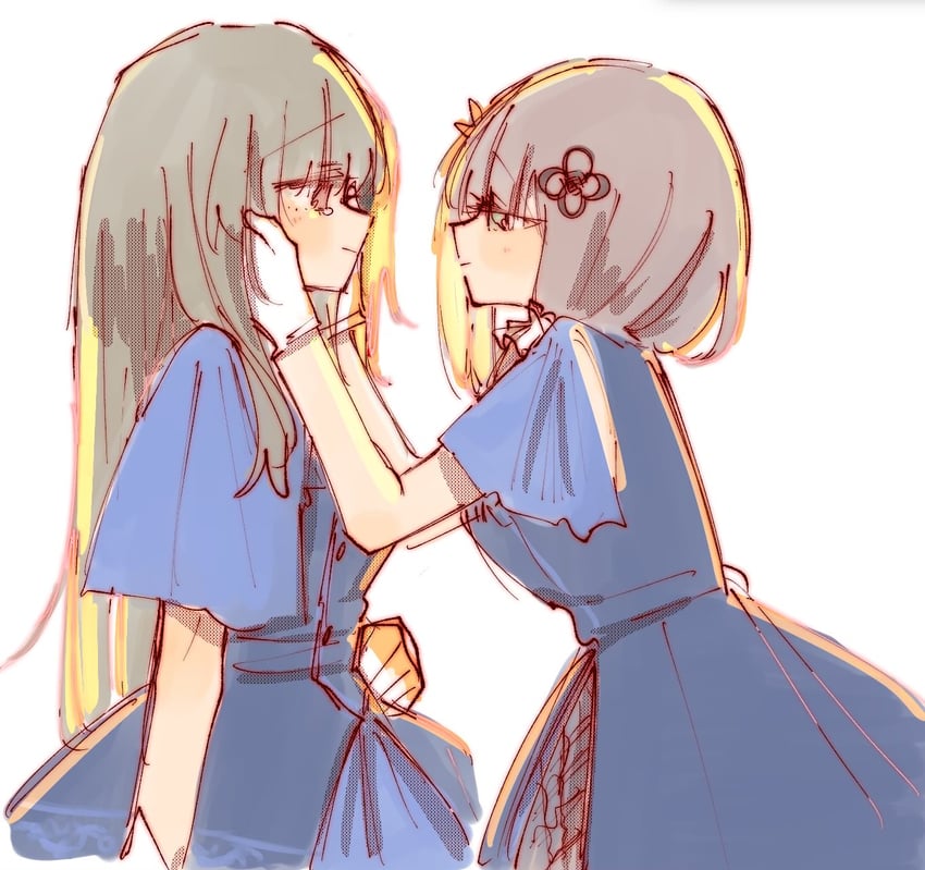 kuo shenlin and wang yujia (assault lily) drawn by rui_rui_rui0122