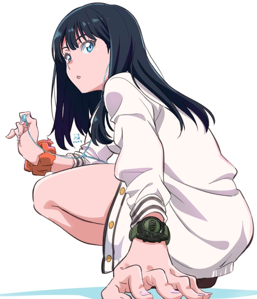 takarada rikka (gridman universe and 1 more) drawn by miyahara_takuya