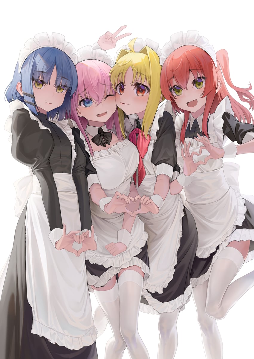 gotoh hitori, kita ikuyo, ijichi nijika, and yamada ryo (bocchi the rock!) drawn by jliaan