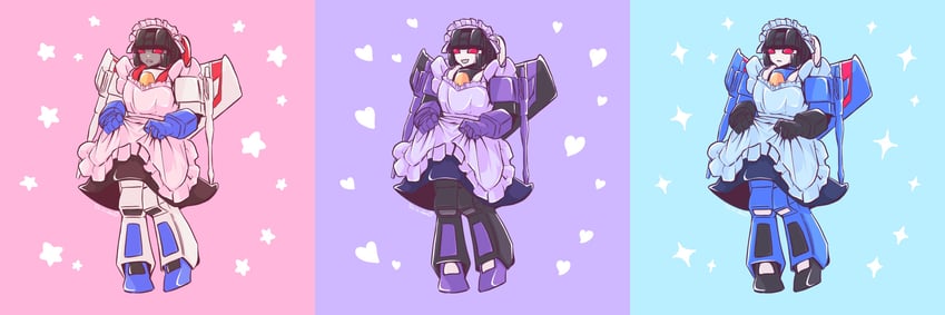 starscream, thundercracker, and skywarp (transformers and 1 more) drawn by shikida_2ss