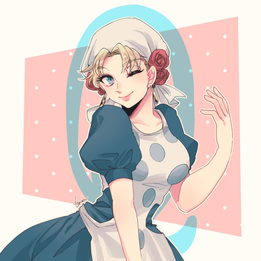 suzi q (jojo no kimyou na bouken and 1 more) drawn by kogatarou