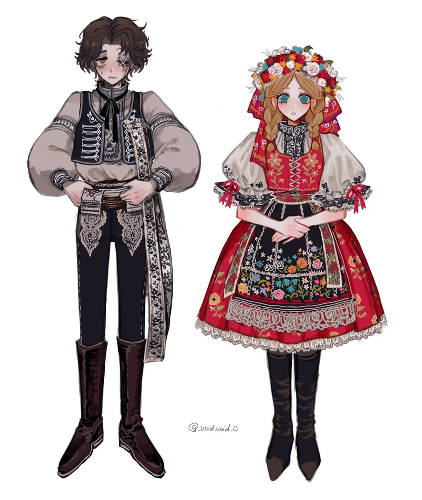 anne lester and matthias czernin (identity v) drawn by tendenbarabara