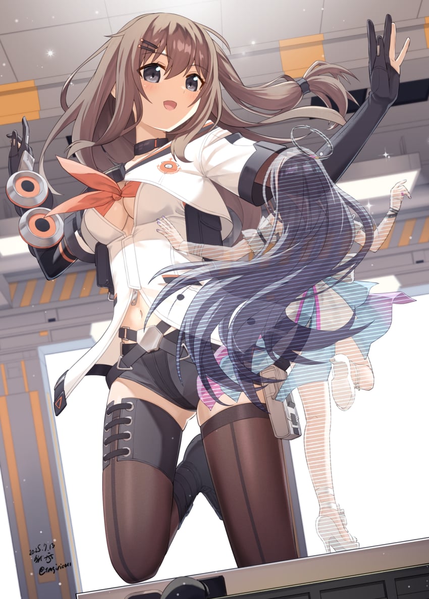 k2, yoohee, and nanaka (girls' frontline and 2 more) drawn by sarasa_(kanbi)