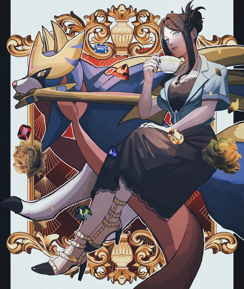zacian (original and 1 more) drawn by reo_(mmocc123)
