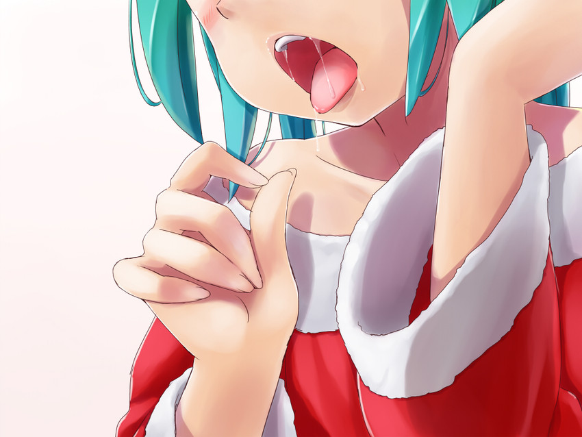 Anime girl sticking her tongue out