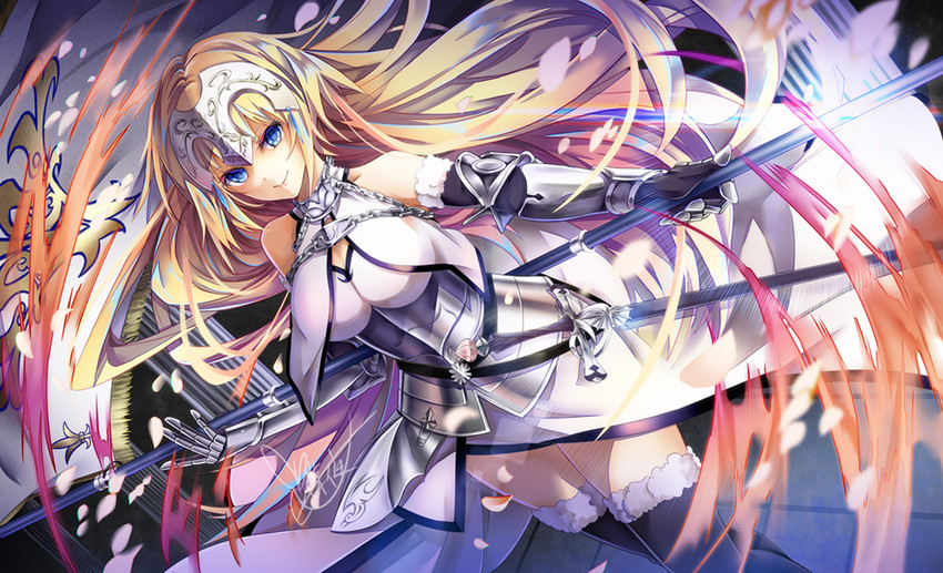 jeanne d'arc (fate and 1 more) drawn by tyouya