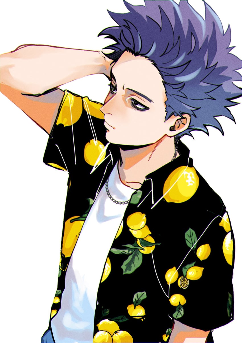 shinso hitoshi (boku no hero academia) drawn by nishino_(fetv8484)