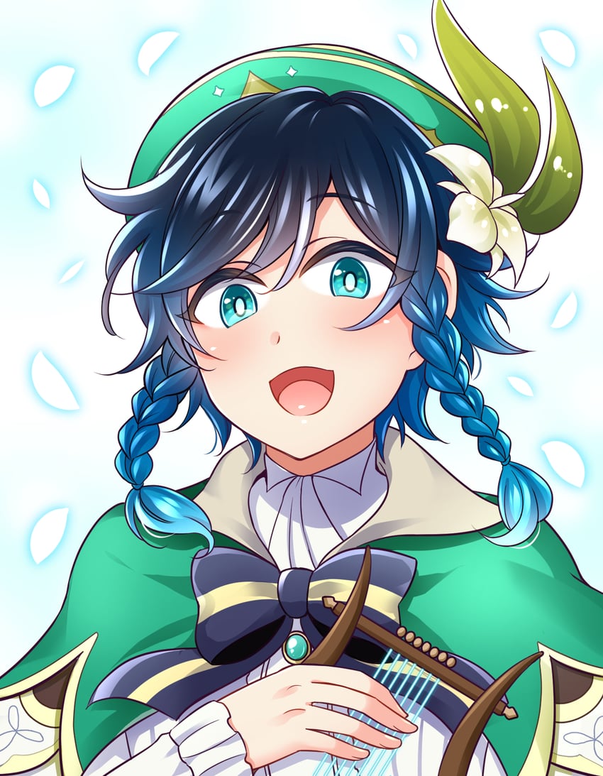 venti (genshin impact) drawn by yakisobapan_tarou_&_negitoro-ko