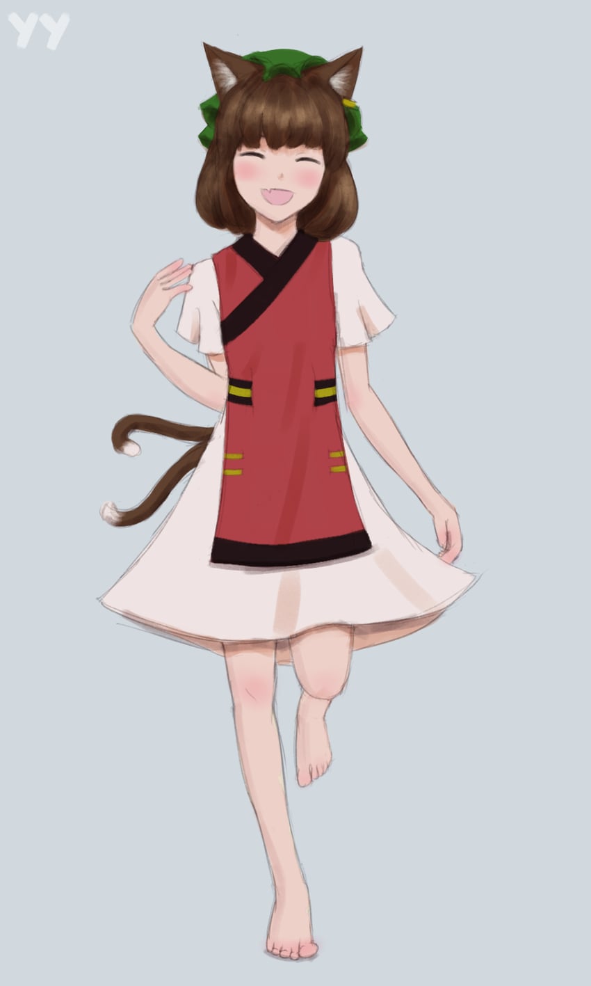 chen (touhou and 1 more) drawn by yyf_(seaknight)