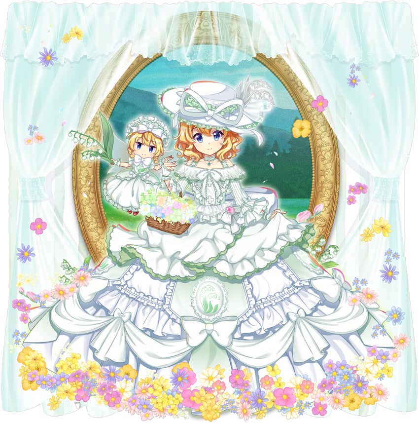 medicine melancholy and su-san (touhou and 1 more) drawn by rotte_(1109)