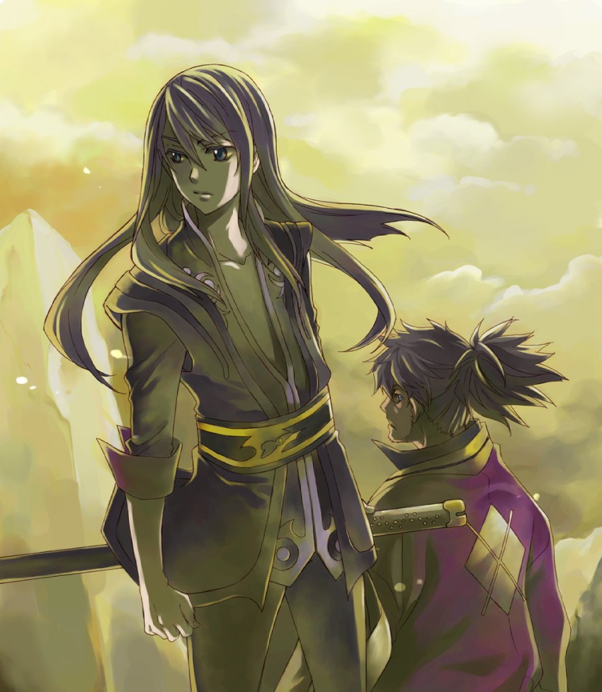 yuri lowell and raven (tales of and 1 more) drawn by mikuni_saho
