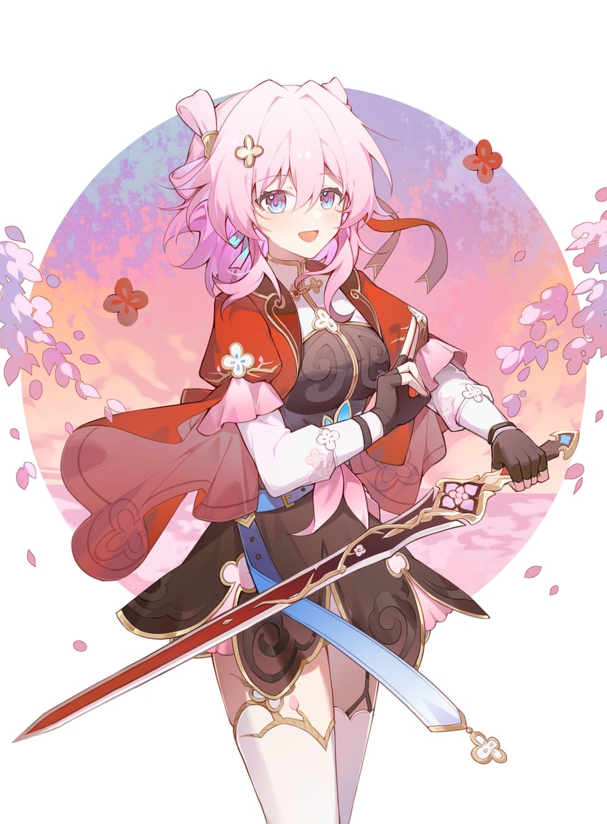 march 7th (honkai and 1 more) drawn by jia_ri_fan_mai_ji