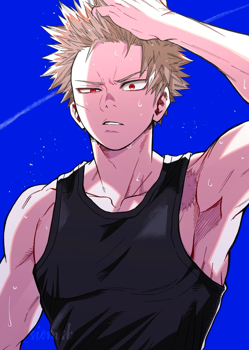 bakugou katsuki (boku no hero academia) drawn by salt_-_siomsb