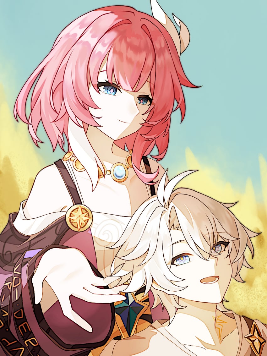 phainon and cyrene (honkai and 1 more) drawn by yilin550