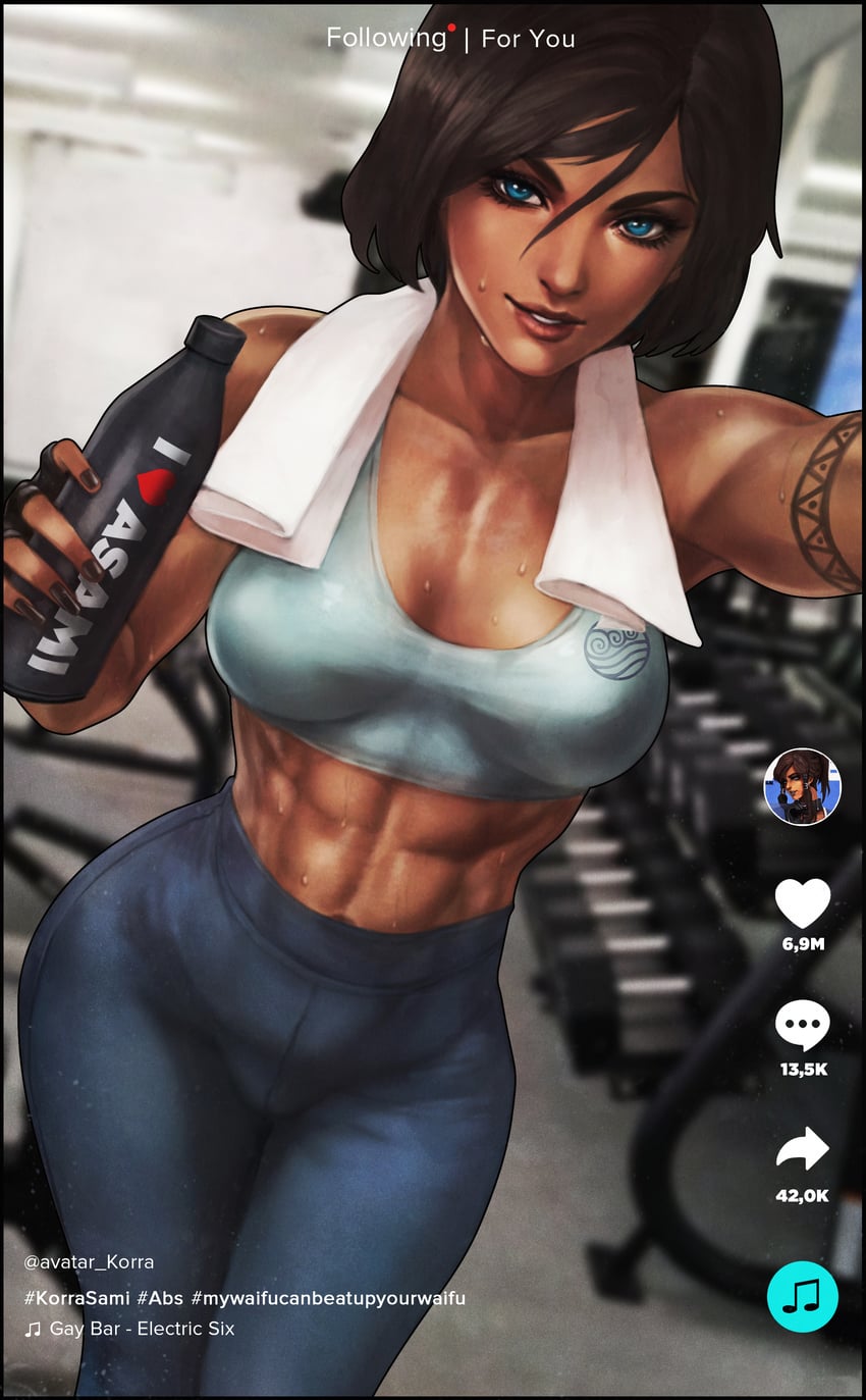korra (avatar legends and 2 more) drawn by monori_rogue