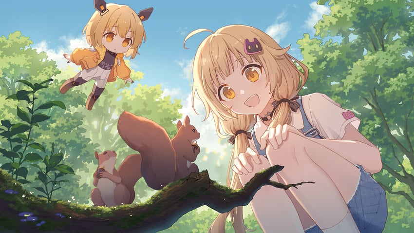 mi-a and shirli (tower of fantasy) drawn by yumo_(mimengfeixue)