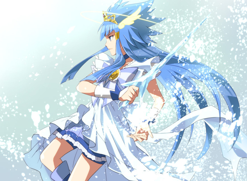 aoki reika and cure beauty (precure and 1 more) drawn by kirishima_(domipika)