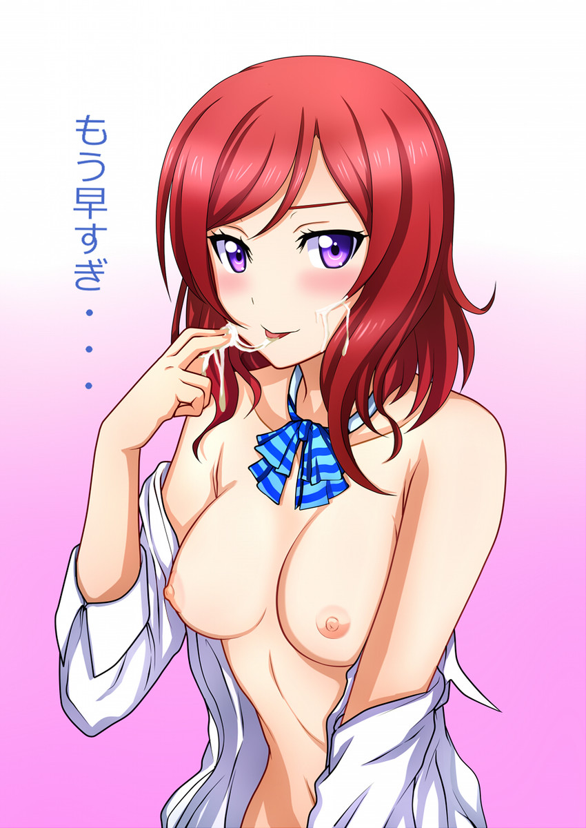 nishikino maki (love live! and 1 more) drawn by kenken