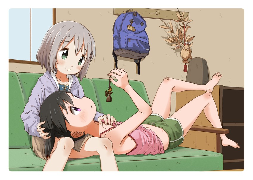 yukimura aoi and kuraue hinata (yama no susume) drawn by ashida_ichirou