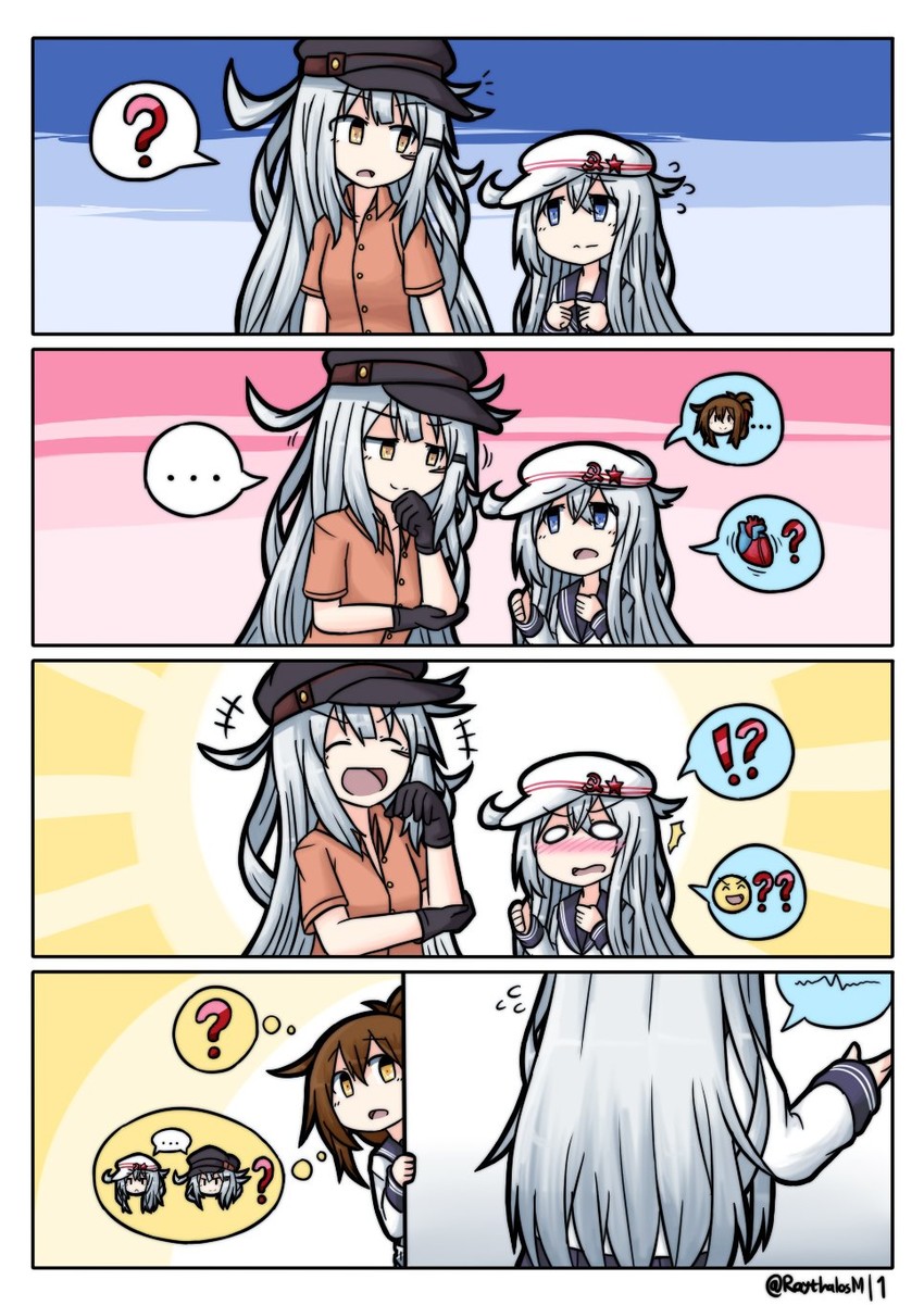 hibiki, inazuma, verniy, gangut, and gangut dva (kantai collection) drawn by raythalosm