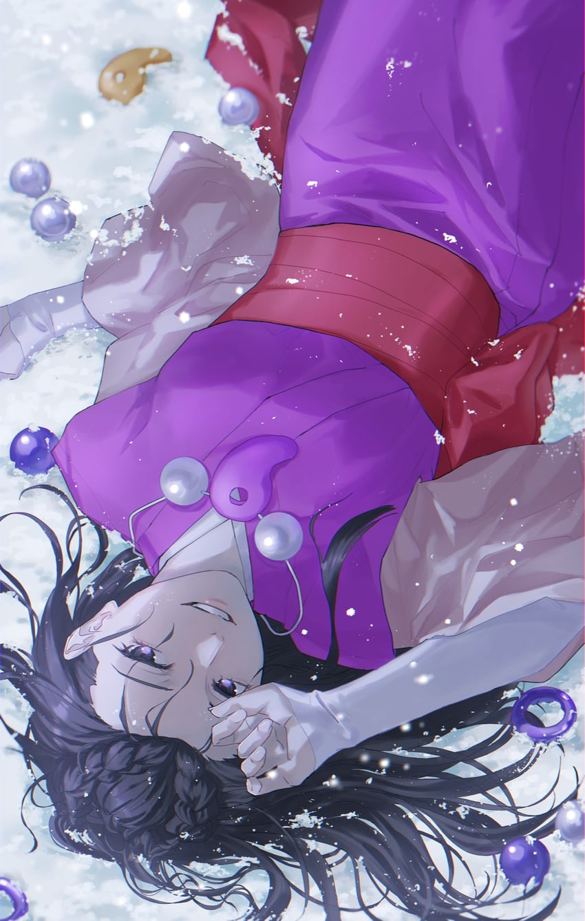iris (ace attorney and 1 more) drawn by yymmawo_vv2