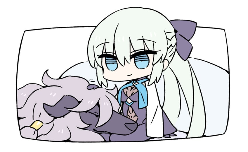 morgan le fay and woodwose (fate and 1 more) drawn by chan_co