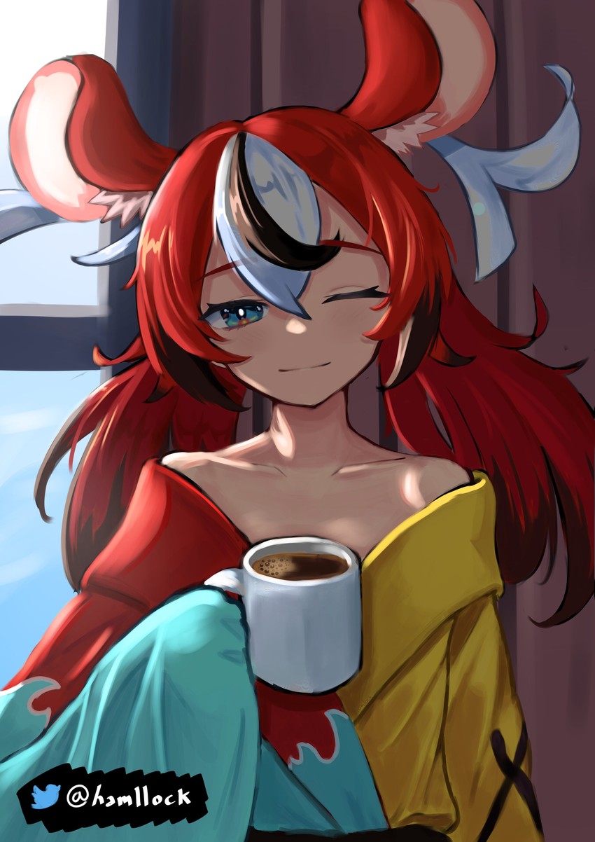 hakos baelz (hololive and 1 more) drawn by hamllock