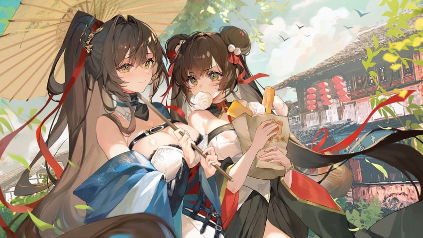type 95, type 97, jiangyu, and daiyan (girls' frontline and 1 more) drawn by kuuus