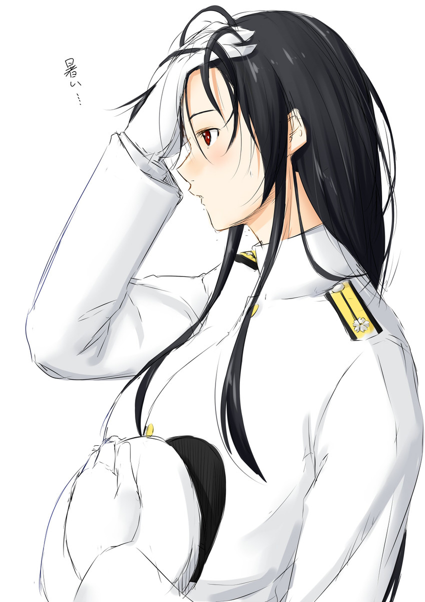 female admiral and tatebayashi sakurako (kantai collection) drawn by niwatazumi