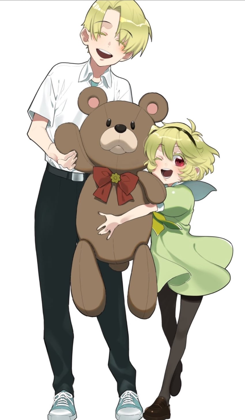 houjou satoko and houjou satoshi (higurashi no naku koro ni) drawn by suzuki_jirou