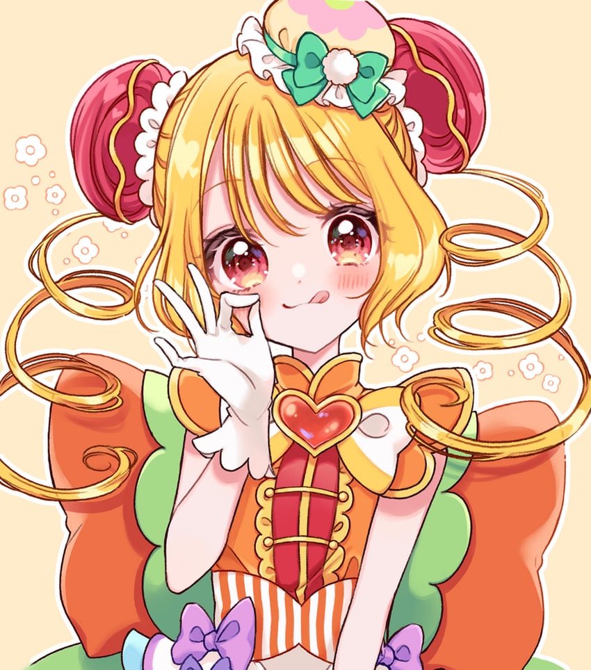 hanamichi ran and cure yum-yum (precure and 1 more) drawn by kuzumochi