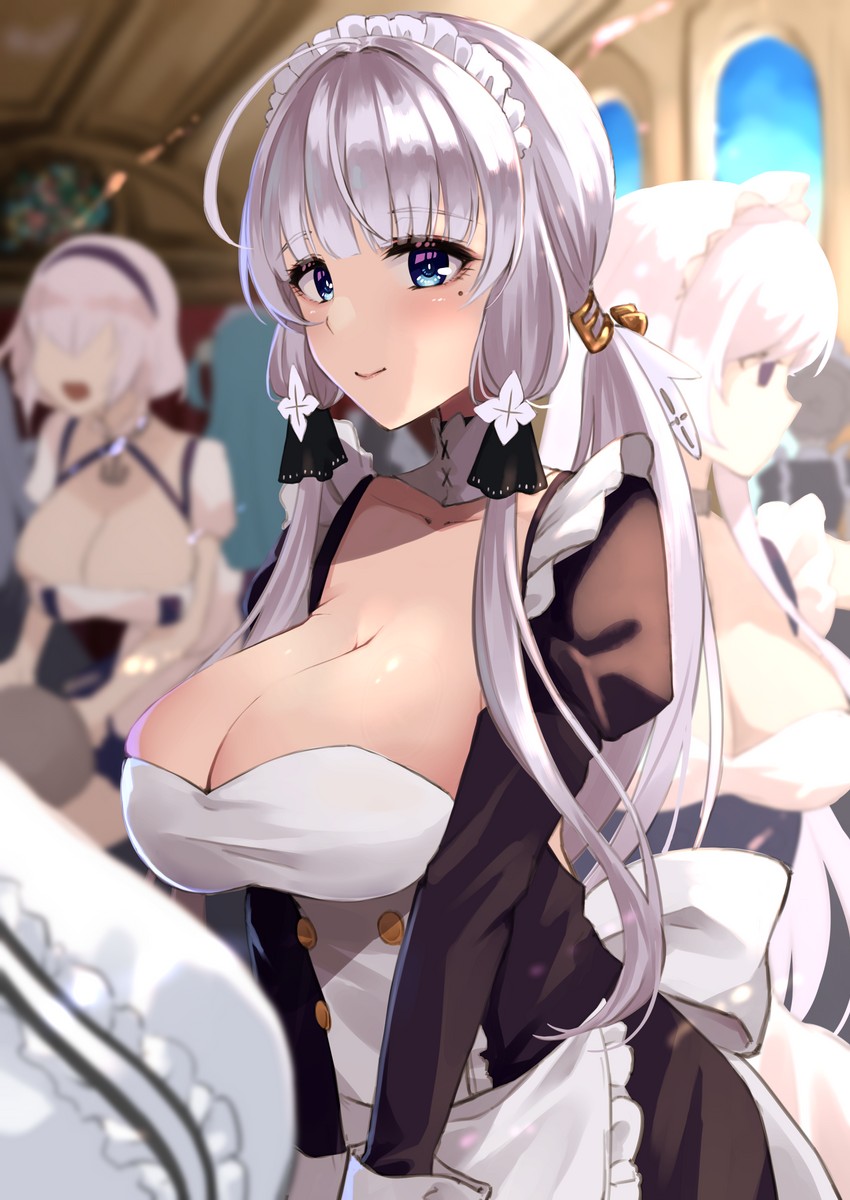 belfast, sirius, illustrious, dido, sheffield, and 1 more (azur lane) drawn by wee_(weeyy)
