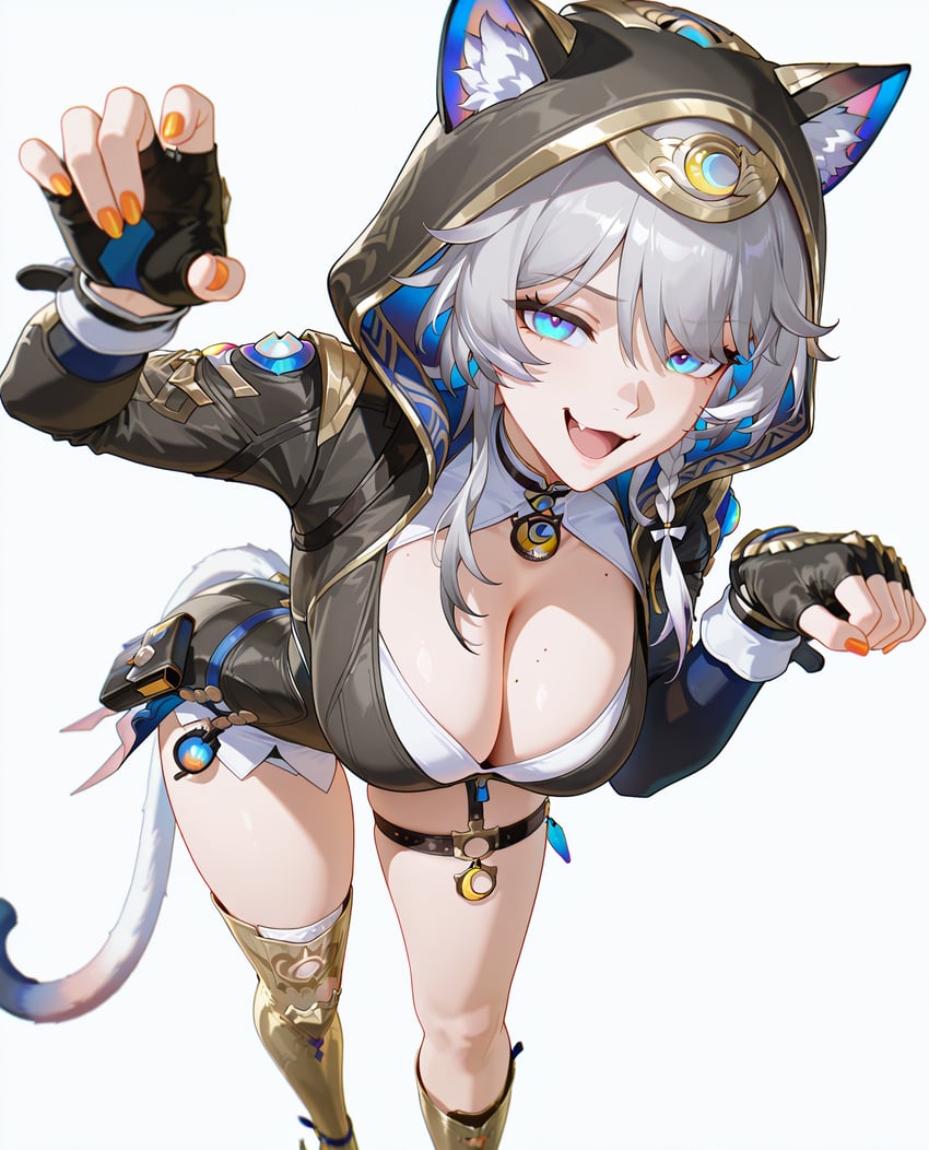 cipher (honkai and 1 more) drawn by skrown_art