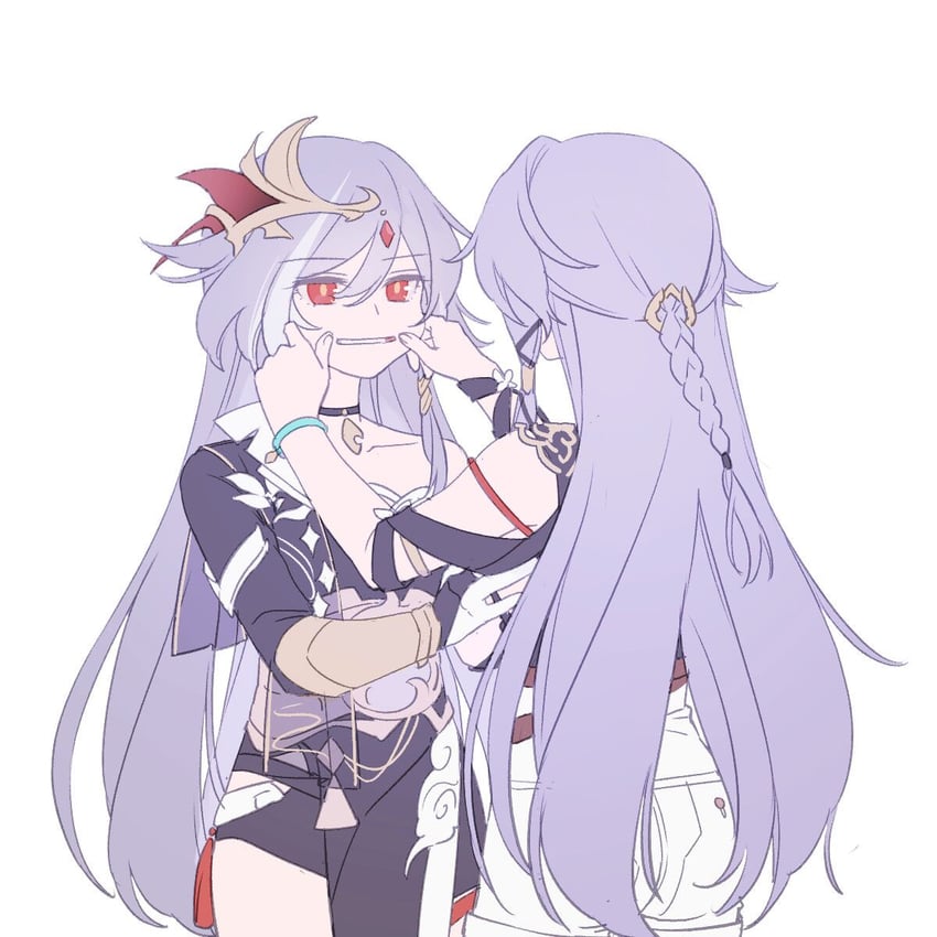 fu hua and herrscher of sentience (honkai and 1 more) drawn by zhaonan