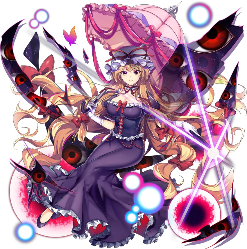 yakumo yukari (touhou and 1 more) drawn by rotte_(1109)