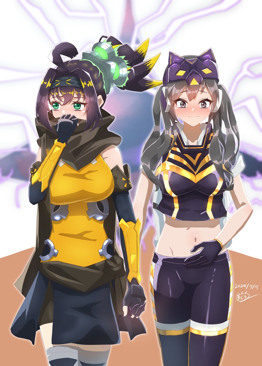 i:p masquerena, s-force rappa chiyomaru, s:p little knight, and dimensional fissure (yu-gi-oh!) drawn by mashiroken07