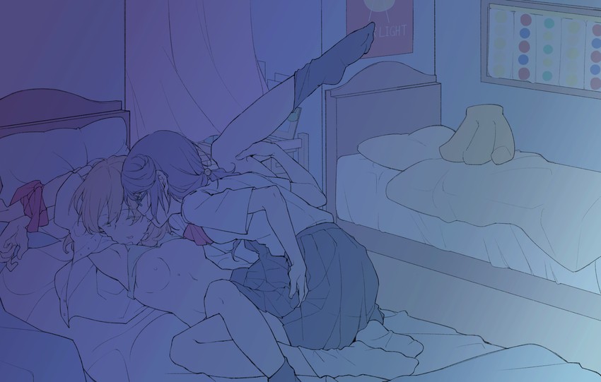 daiba nana and hoshimi junna (shoujo kageki revue starlight) drawn by linqihang999