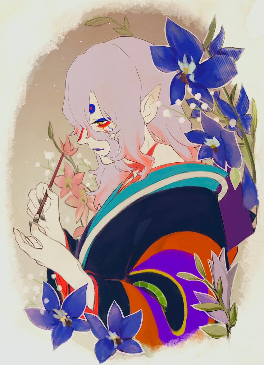 kusuriuri (mononoke and 1 more) drawn by rau_820