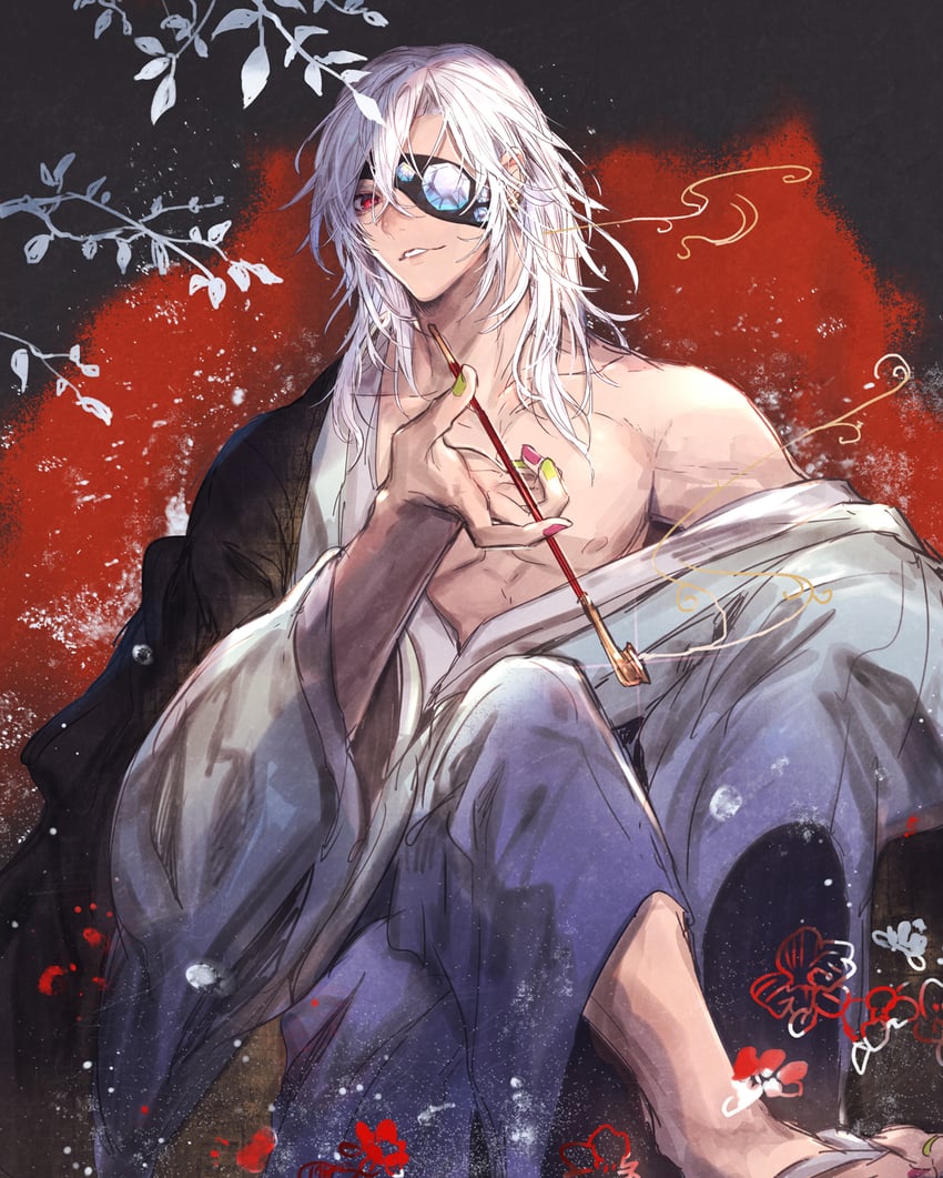uzui tengen (kimetsu no yaiba) drawn by iwatoko_(iwatokko)