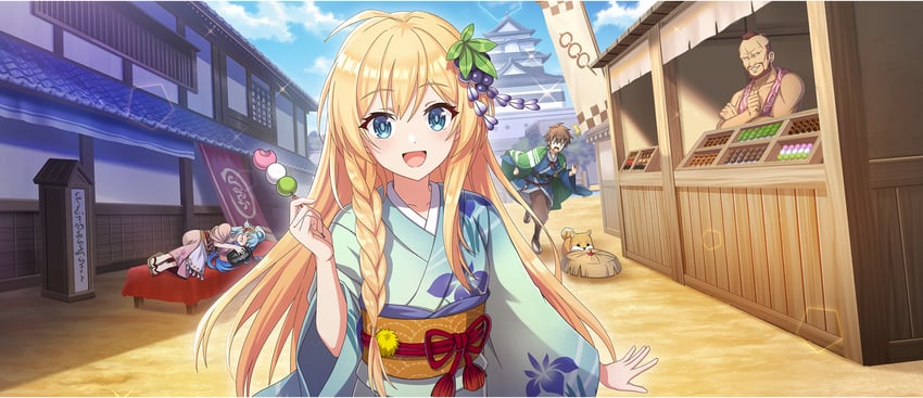 aqua, satou kazuma, iris, and arakuremono (kono subarashii sekai ni shukufuku wo! and 1 more)