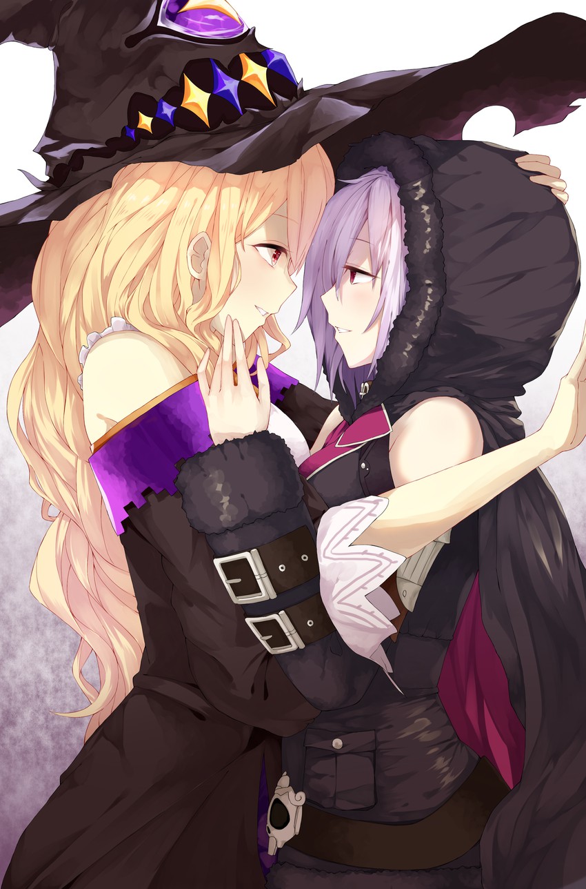 daria and wizardess of oz (shingeki no bahamut and 1 more) drawn by yamato_(muchuu_paradigm)