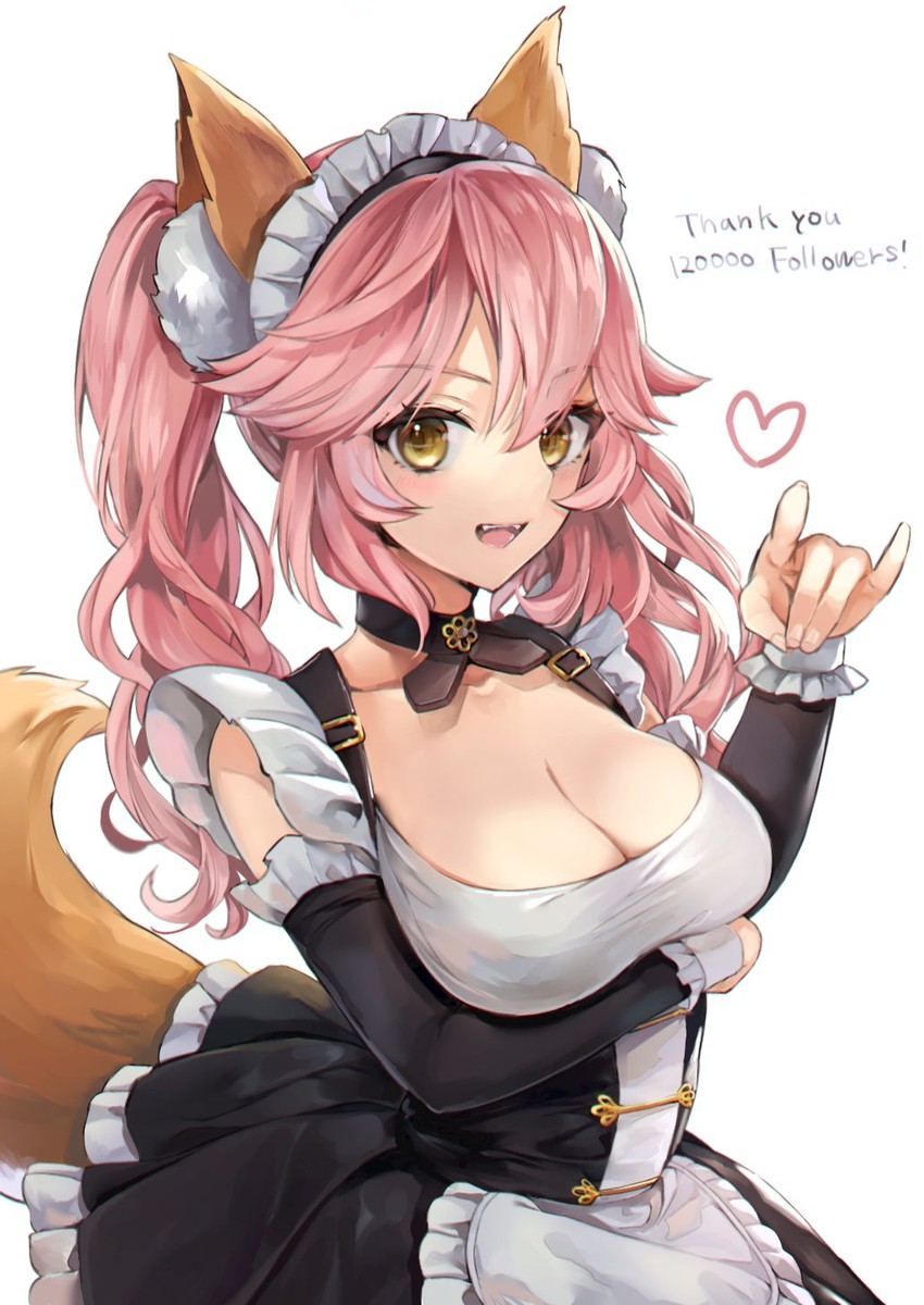 tamamo and tamamo no mae (fate and 2 more) drawn by hane_yuki