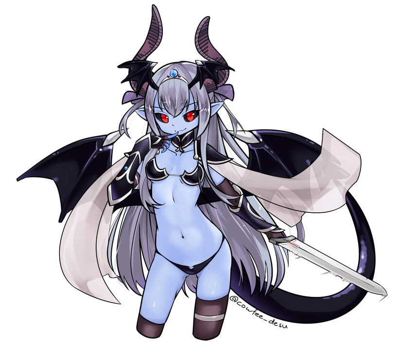elizabeth bathory and devil (fate and 2 more) drawn by cowfee
