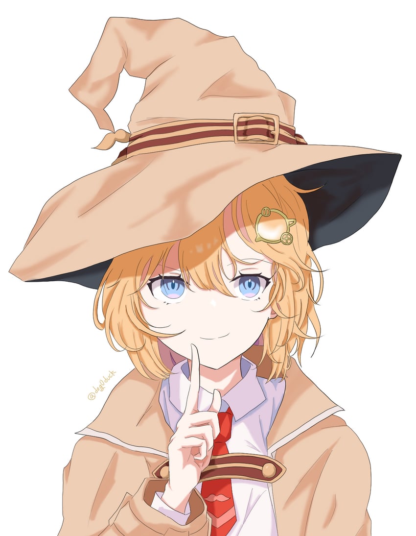 watson amelia (hololive and 1 more) drawn by dog0duck