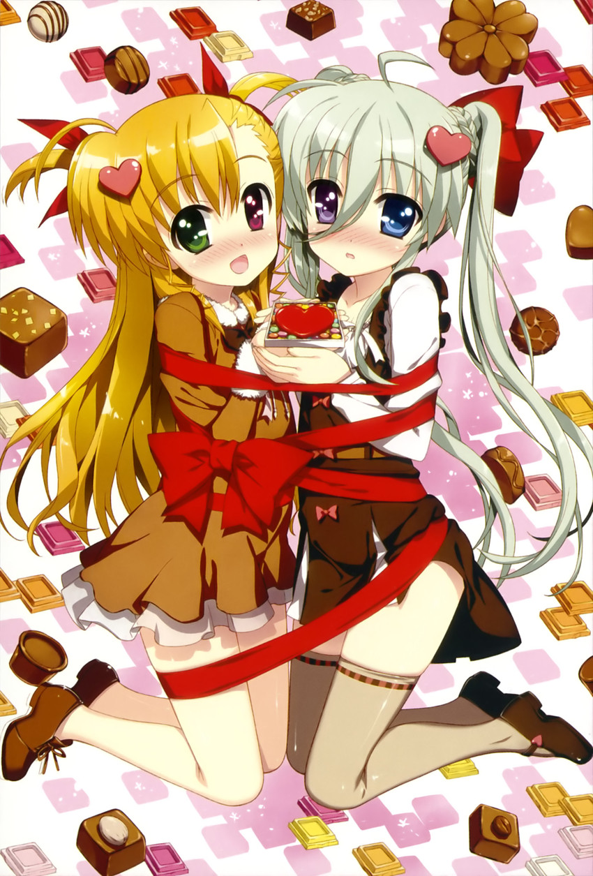 vivio and einhard stratos (lyrical nanoha and 1 more) drawn by fujima_takuya